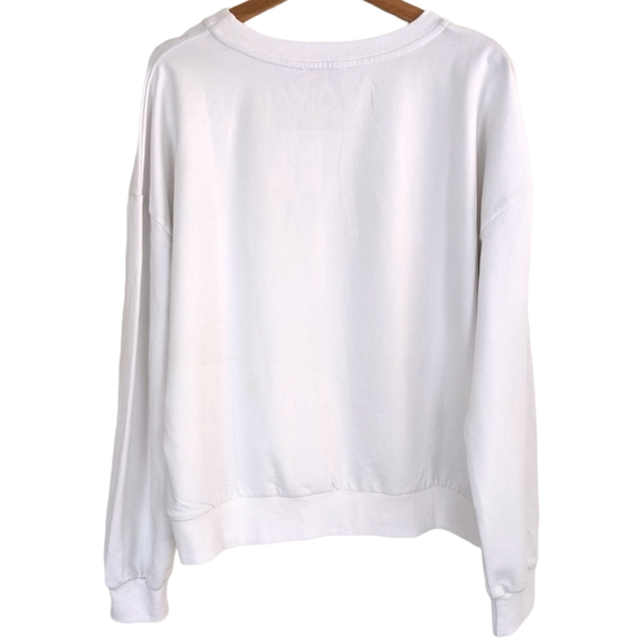 Beach Riot American Flag White Sweatshirt - Picture 7 of 9